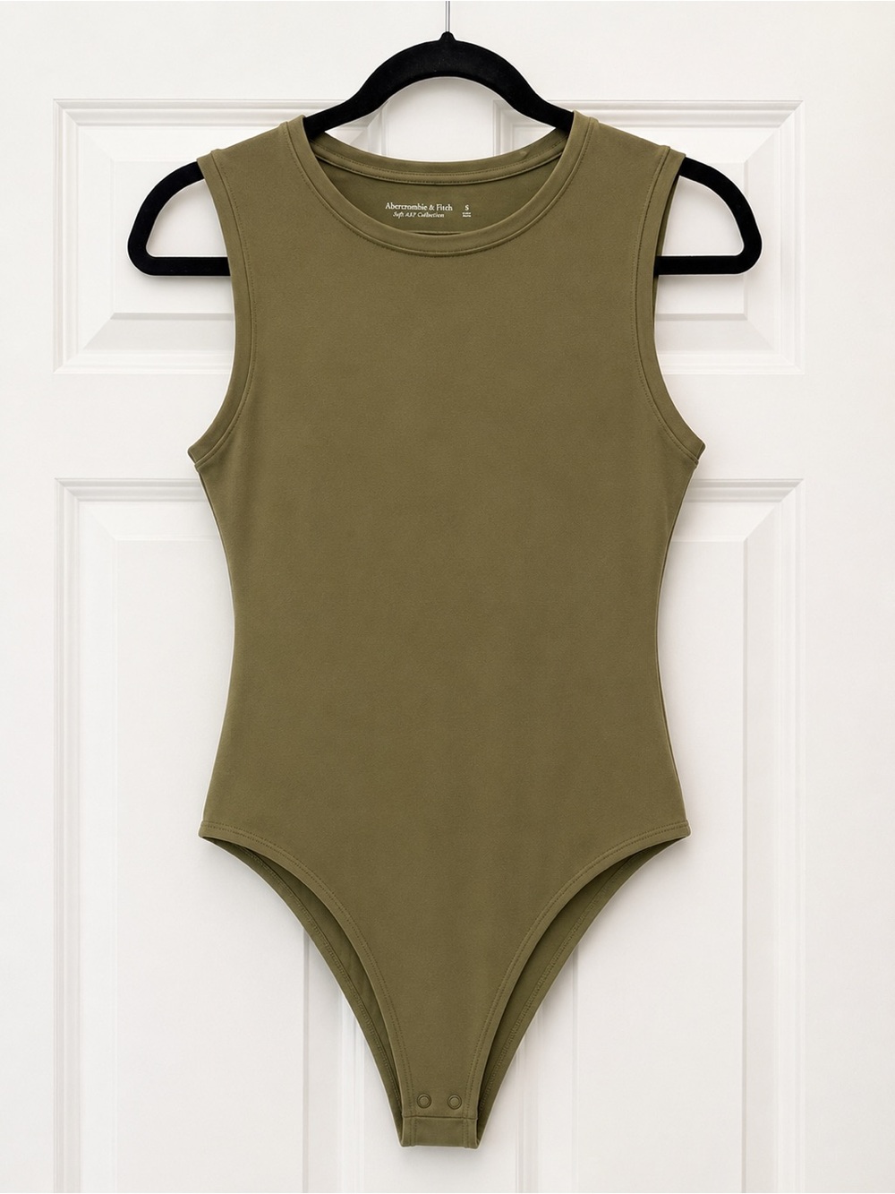Abercrombie Sleeveless Green Crew neck bodysuit size Small - Picture 2 of 5